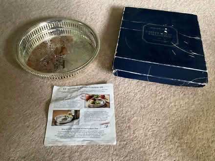 Photo of free Silver plated gallery tray (Hertford SG14) #2