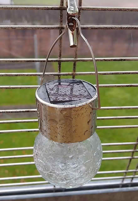 Photo of free 6 solar hanging lights with clips (Stirling FK8) #2