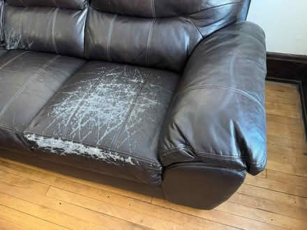 Photo of free Sectional Sofa Faux Leather (Ohio City - Waco Ct Wst of W30) #4
