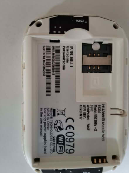 Photo of free Webpocket - Huawei E5330 2G/3G Wireless Router Hotspot Unloc (Croxley Green WD3) #3