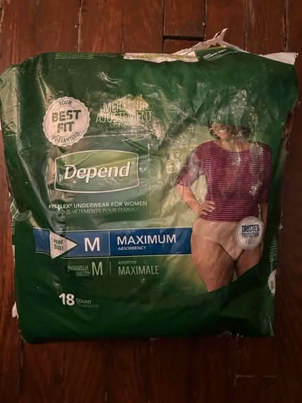 Photo of free Depend Fit-Flex for Women - Medium (Fall Creek, Ithaca) #1