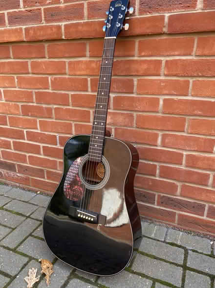 Photo of free Acoustic Guitar (Left Handed - Strung Right Handed) (Horkesley Heath CO4) #1