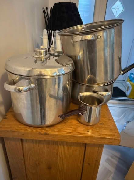 Photo of free Large pans (Stivichall Coventry CV3 6NL) #1