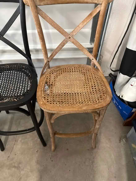 Photo of free RH Madeleine Rattan Counter Stools (Oxnard) #1