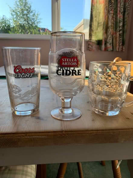 Photo of free 3 pint glasses (Osgodby YO11) #1