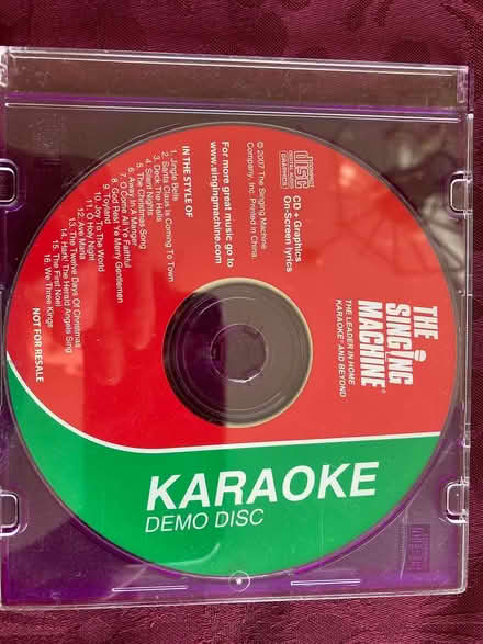 Photo of free Karaoke Machine CD (Near Eubank Costco) #1