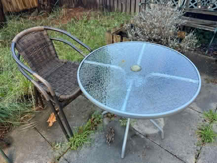 Photo of free Garden Table and 2 Chairs (Salford, M3) #1