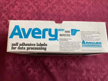 Photo of free Avery Computer Labels (Near Eubank Costco) #1