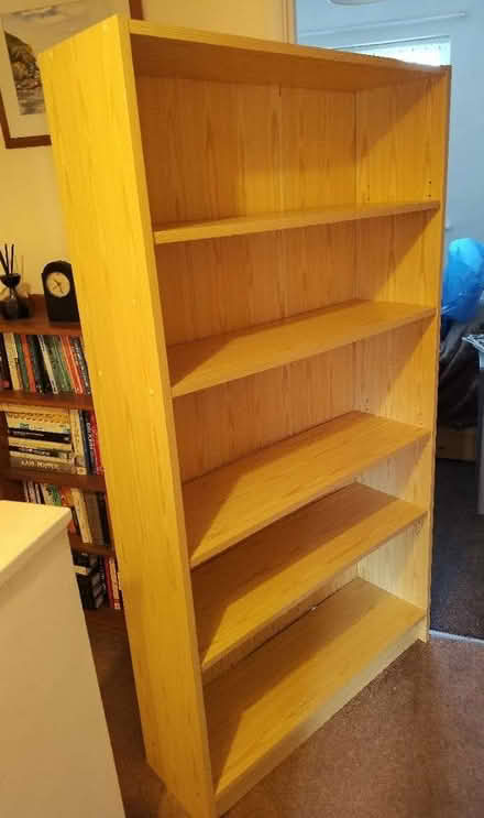 Photo of free Bookcase 90cm wide, 5 shelves (Reabrook Estate SY3) #1