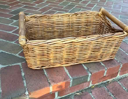 Photo of free Large Rattan Basket (Midtown Palo Alto) #1