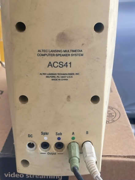 Photo of free Older Altec Computer Speakers (Darien - near 75th x Cass Ave.) #3