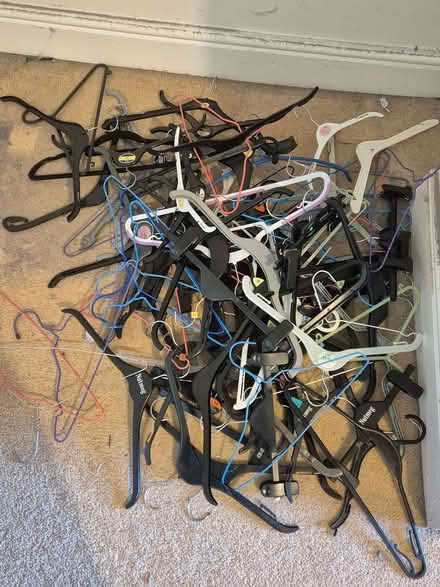 Photo of free Pile of coat hangers (Chaddesden DE21) #1