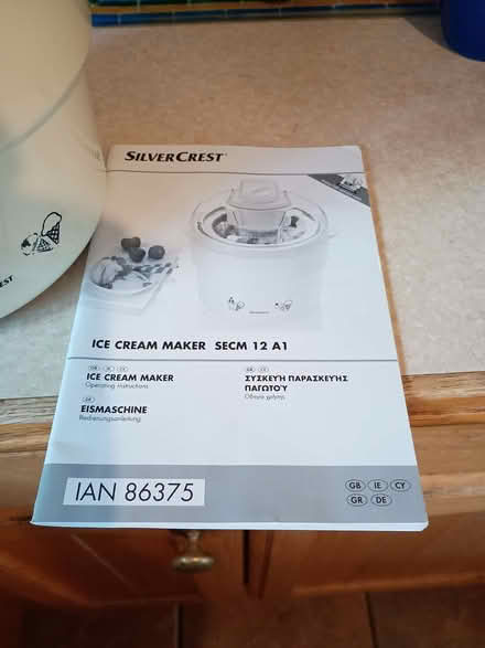 Photo of free Ice cream maker (Bromham MK43) #3