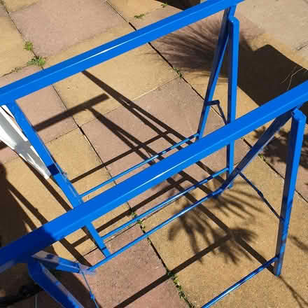 Photo of free x2 foldable metal trestles new (seaton EX12) #1