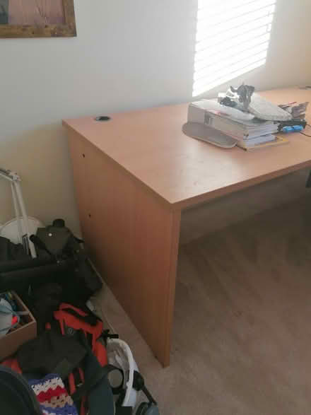 Photo of free Office desk and matching drawers (Hunts Cross L25) #4