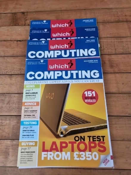 Photo of free Which computing magazines 2008/9 (St. John's Wood NW8) #1