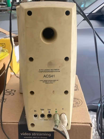Photo of free Older Altec Computer Speakers (Darien - near 75th x Cass Ave.) #2