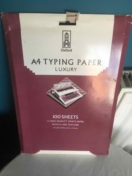 Photo of free Pack of A4 Luxury Typing Paper (Finedon NN9) #1