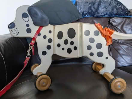 Photo of free Wooden pull along dog (Knowle BS4) #1