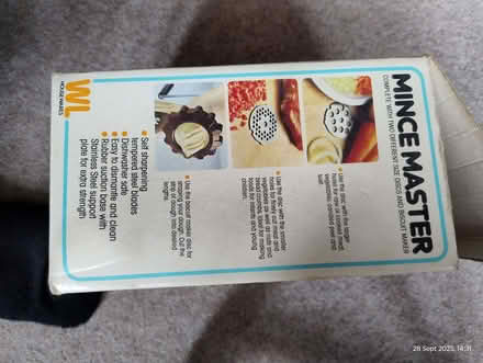 Photo of free Mincer (Bridlington YO15) #2