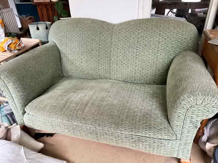 Photo of free Green 2 seater sofa (Kennington, Oxford, OX1) #1