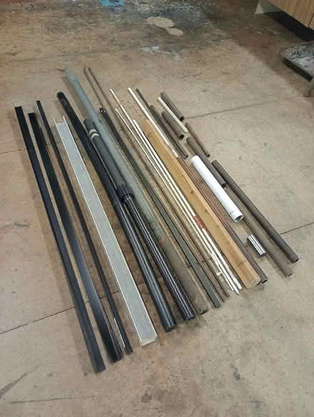 Photo of free Selection of poles, rods, etc of various sizes and materials (Gunton NR32) #1
