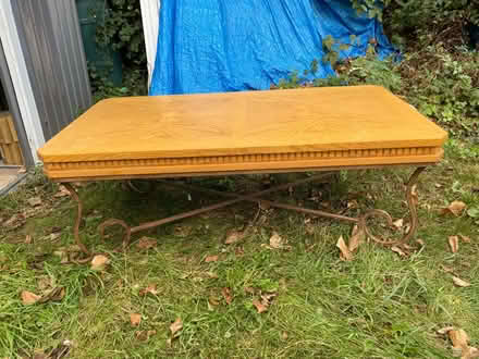 Photo of free Wood and metal coffee table (Hoo Rochester ME3) #1