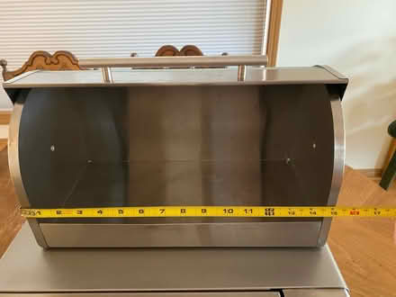 Photo of free Metal and glass bread box (Greenwood) #3