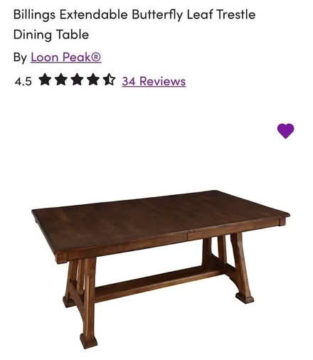 Photo of free Butterfly Leaf Dining Table (Beverlywood) #4