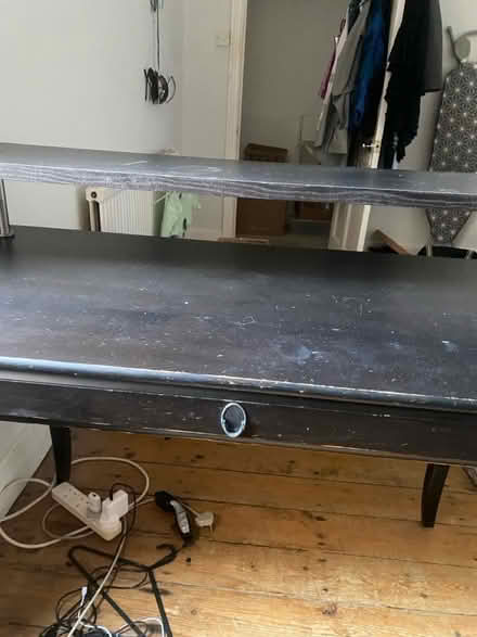 Photo of free Large desk with shelf (Woodside Park N12) #3