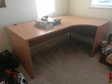 Photo of free Office desk and matching drawers (Hunts Cross L25) #2
