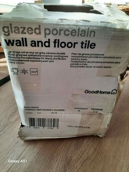 Photo of free Porcelain Wall and floor tiles, most of a pack (Cronkinson Farm CW5) #2