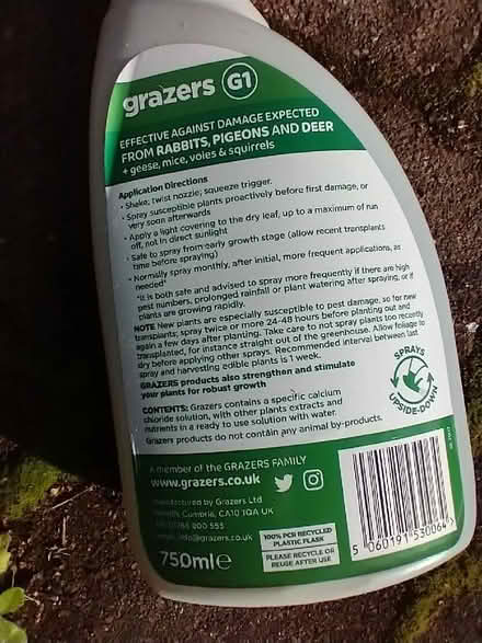 Photo of free Grazer repellent (Endmoor LA8) #2