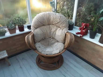 Photo of free Wicker Swivel/Rocker Chair (CT10) #1