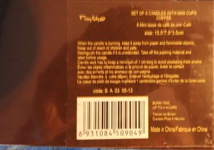 Photo of free Mini candles (Mavis and Rathburn) #2