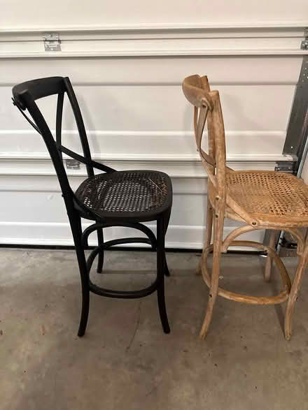 Photo of free RH Madeleine Rattan Counter Stools (Oxnard) #3