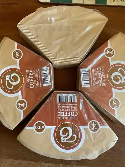 Photo of free Coffee filter papers (Furzton MK4) #1