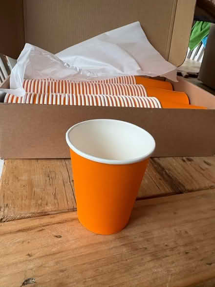 Photo of free Orange Paper Cups (Henley-on-Thames RG9) #2