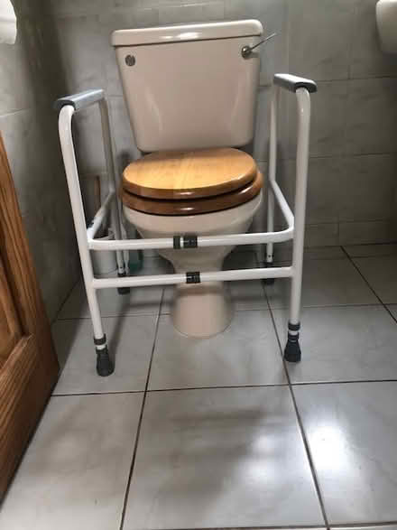 Photo of free White support frame for toilet (CV22 - near centre of Rugby) #1