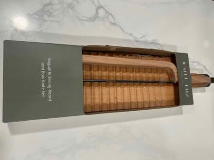 Photo of free Baguette Slicing Board + Knife (Teaneck) #1