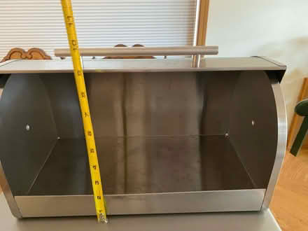 Photo of free Metal and glass bread box (Greenwood) #2