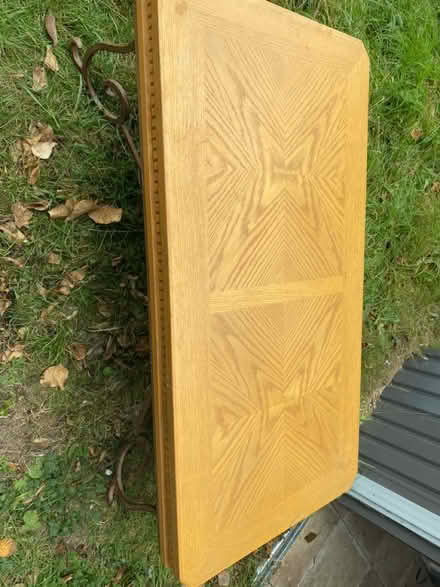 Photo of free Wood and metal coffee table (Hoo Rochester ME3) #3