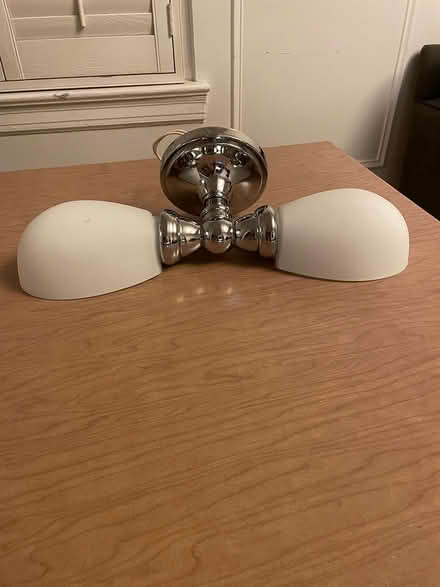 Photo of free Bathroom sconce with glass shades (Upper West Side) #1