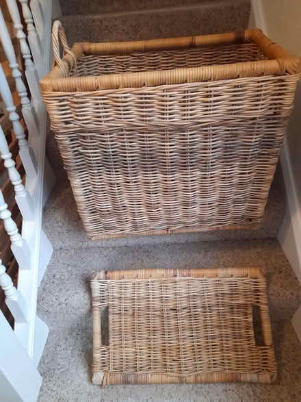 Photo of free Wicker Storage Basket (Bernards Heath AL1) #1