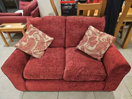 Photo of free Red 2 seater sofa (Bengeo SG14) #1