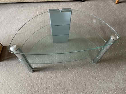 Photo of free Glass TV Stand (Kempshott RG22) #1