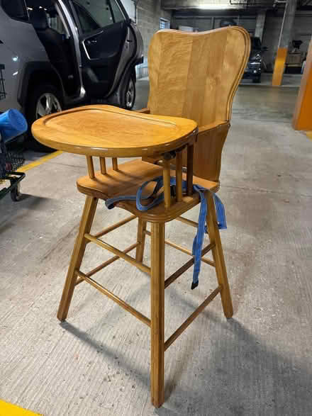 Photo of free Antique high chair (Elmhurst) #2