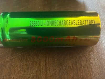 Photo of free 26650 rechargeable battery x2 (PR5 Clayton brook) #2