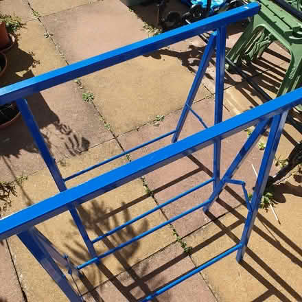Photo of free x2 foldable metal trestles new (seaton EX12) #2