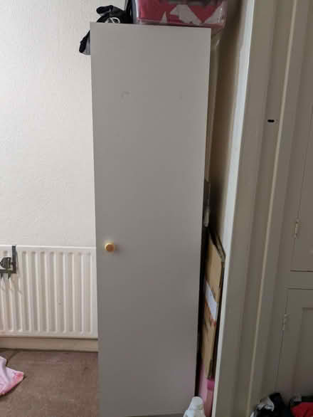 Photo of free White Narrow wardrobe (GU12) #3